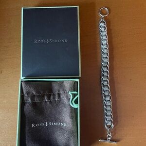 Ross-Simons Sterling Silver Chain Bracelet 8 inches